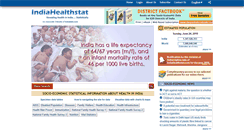 Desktop Screenshot of indiahealthstat.com