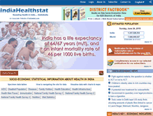Tablet Screenshot of indiahealthstat.com